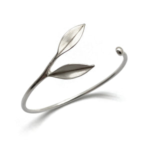 Open Leaf Bracelet-Bracelets-Huiyu Chiu-Pistachios