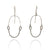 Open Oval Link Earrings-Earrings-Elisa Bongfeldt-Pistachios