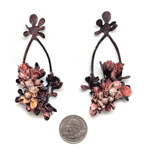Open Pink Floral Earrings-Earrings-Hanna Liljenberg-Pistachios