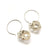 Open Silver Petal Orb Drops-Earrings-Veronika Majewska-Pistachios