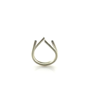 Open Sterling Silver Ring-Rings-Veronika Majewska-6.5-Pistachios