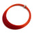 Orange Brushstroke Necklace-Necklaces-Eve Balashova-Pistachios