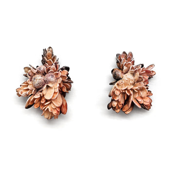 Orange Flora Curiosa Studs
