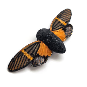 Orange Fossils Brooch-Pins-Märta Mattsson-Pistachios