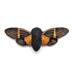 Orange Fossils Brooch-Pins-Märta Mattsson-Pistachios