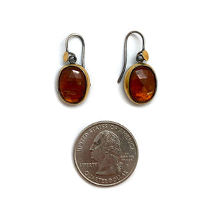 Orange Kyanite Earrings-Earrings-Austin Titus-Pistachios