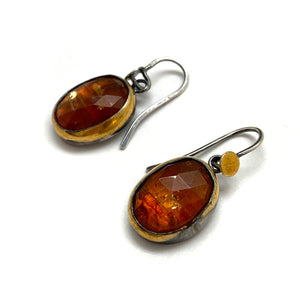 Orange Kyanite Earrings-Earrings-Austin Titus-Pistachios