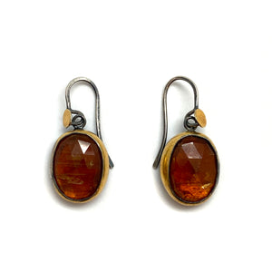 Orange Kyanite Earrings-Earrings-Austin Titus-Pistachios