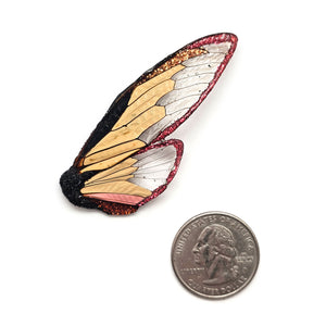 Orange Wing Brooch-Pins-Märta Mattsson-Pistachios