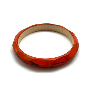Orange Wood Bracelet-Bracelets-Cristina Zani-Pistachios