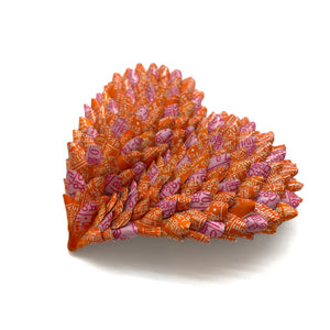 Orange and Pink Heart Brooch-Pins-Eunseok Han-Pistachios