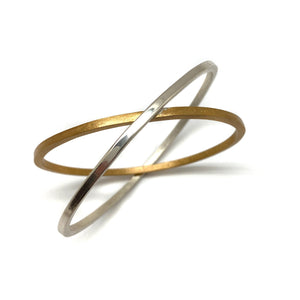 Orbital Bracelet - Gold and Silver-Bracelets-Aleksandra Przybysz-Pistachios