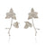 Orchid Earrings with Jackets-Earrings-Huiyu Chiu-Pistachios