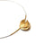 Organic Golden Petal Necklace-Necklaces-Anna Krol-Pistachios