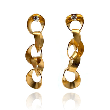 Organic Interlocking Earrings