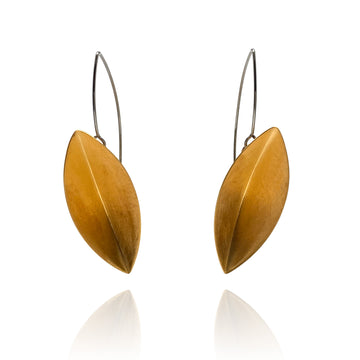 Organic Leaf Earrings