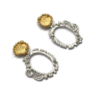 Ornate Lace Earrings-Earrings-Anna Krol-Pistachios