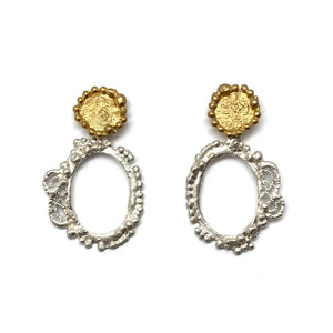 Ornate Lace Earrings-Earrings-Anna Krol-Pistachios