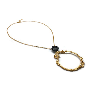 Ornate Lace Pendant-Necklaces-Anna Krol-Pistachios