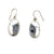 Oval Dendritic Agate Hook Earrings-Earrings-Susanne Kern-Pistachios