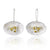 Oval Flourishing Earrings-Earrings-Liaung-Chung Yen-Pistachios