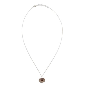 Oval Hummingbird Necklace-Necklaces-Anna Bankuti-Pistachios