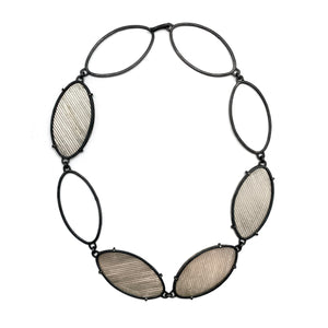 Oval Mica Necklace-Necklaces-Biba Schutz-Pistachios