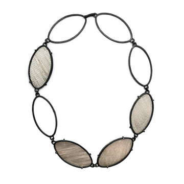 Oval Mica Necklace