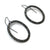 Oval Pyrite Earrings-Earrings-Heather Guidero-Pistachios