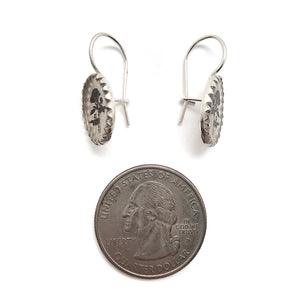 Oval Rose Earrings-Earrings-Anna Bankuti-Pistachios