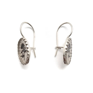 Oval Rose Earrings-Earrings-Anna Bankuti-Pistachios