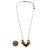 Oxidized Sterling Silver and 23k Gold Necklace-Necklaces-Austin Titus-Pistachios