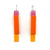 Papaya Tile Earrings-Earrings-Emiko Oye-Pistachios