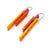 Papaya Tile Earrings-Earrings-Emiko Oye-Pistachios