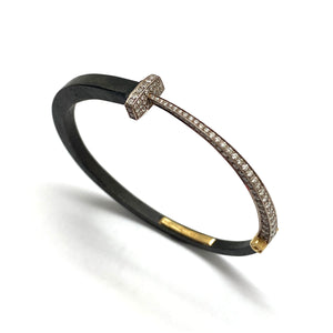 Pave Head and Tail Bracelet-Bracelets-Pat Flynn-Pistachios