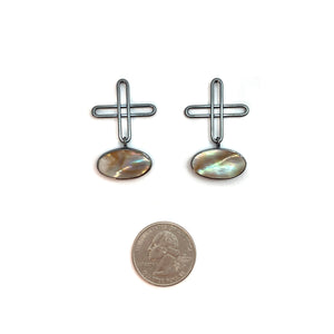 Pearl Plus Earrings-Earrings-Emily Rogstad-Pistachios