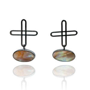 Pearl Plus Earrings-Earrings-Emily Rogstad-Pistachios