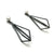 Pearl Stud with Oxidized Diamond Drop-Earrings-Veronika Majewska-Pistachios