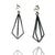 Pearl Stud with Oxidized Diamond Drop-Earrings-Veronika Majewska-Pistachios