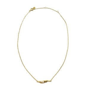 Pearl and Leaf Necklace-Necklaces-Manali Shinde-Pistachios