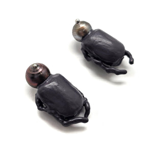Pearls on Girls Earrings-Earrings-Märta Mattsson-Pistachios
