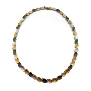 Pebble Collar Necklace-Necklaces-Eva Stone-Pistachios