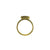 Pentagon 18k Gold Ring-Rings-Petra Class-Pistachios