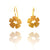 Petal Dangle Earrings - Gold-Earrings-Manuela Carl-Pistachios