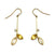 Petal and Diamond Dangle Earrings-Earrings-Liaung-Chung Yen-Pistachios