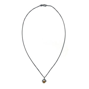 Petite Bimetal Pendant-Necklaces-Ashka Dymel-Pistachios