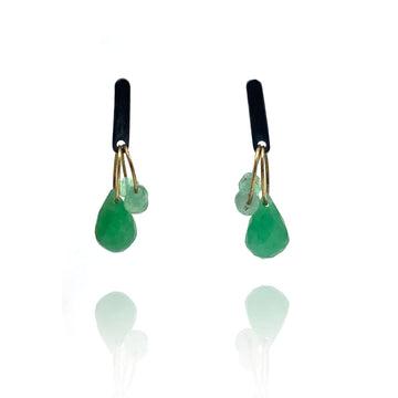Petite Chrysoprase Dangle Earrings