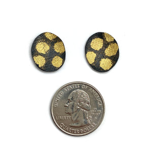 Petite Gold Leaf Studs-Earrings-Myung Urso-Pistachios