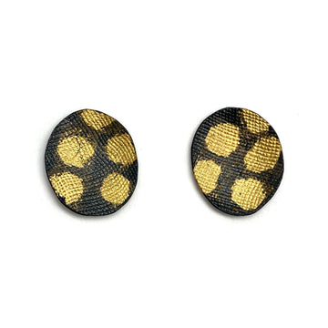 Petite Gold Leaf Studs