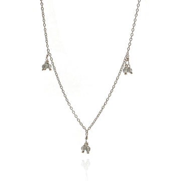 Petite Labradorite Drop Necklace